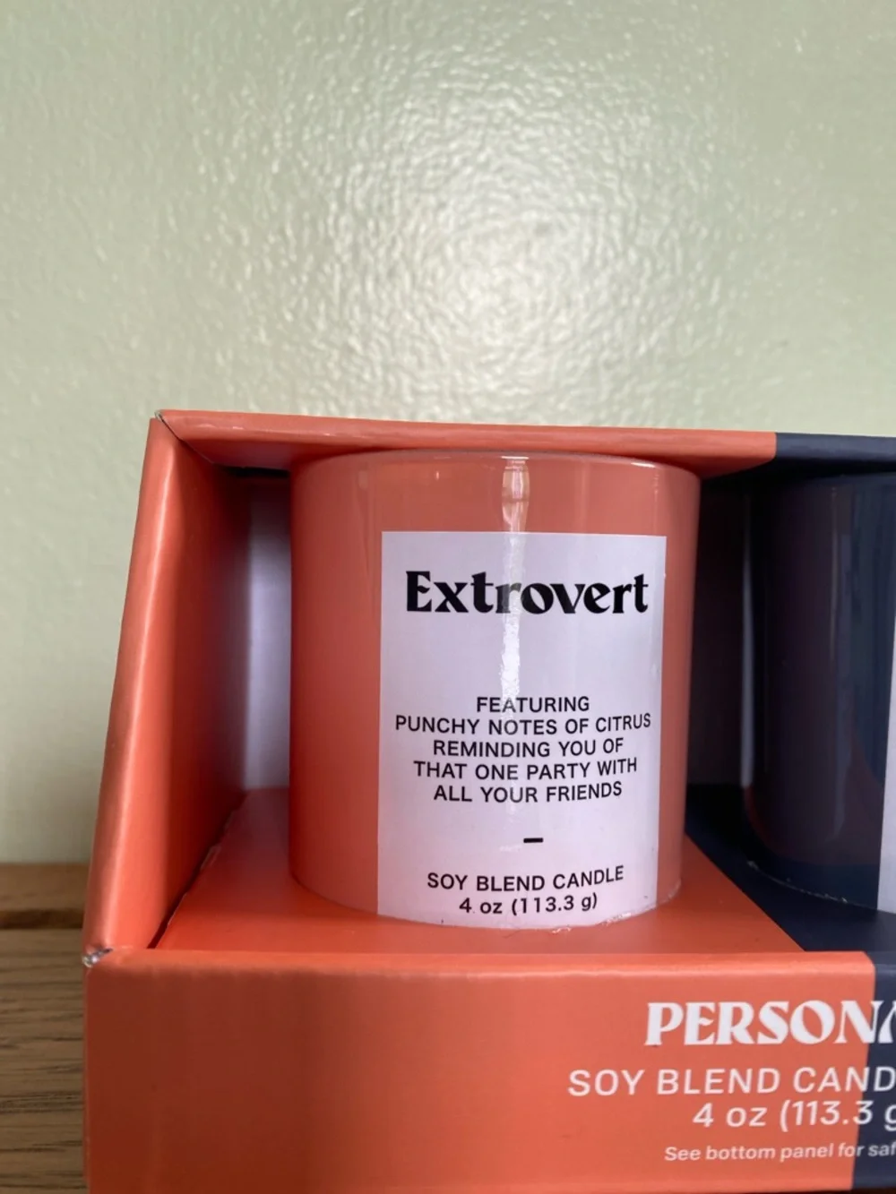 Target 2pk 4oz Glass Introvert and Extrovert Jar Candle Gift Set Room Essential